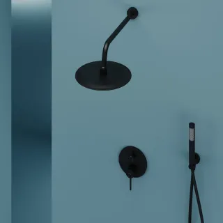 Душевая система Sancos Select SC3003MB чёрный матовый